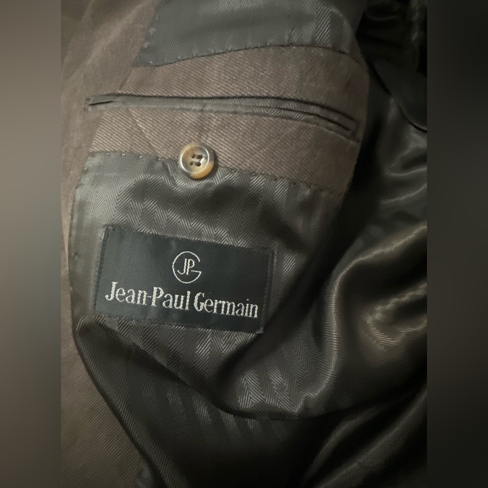 Jean Paul Germain 56R 2 Button Sport Coat Blazer Microfiber Sueded - Picture 7 of 13